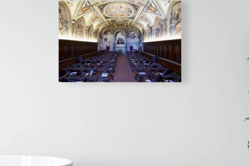 Frescoes by vasari in diocesan museum of cortona italy by Marco Brivio