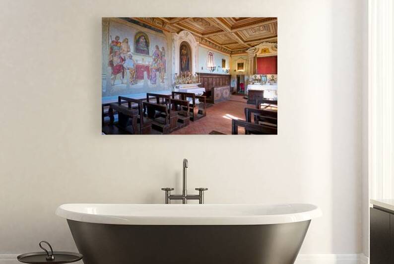 Visit to San Niccolo church in Cortona with Signorelli paintings by Marco Brivio