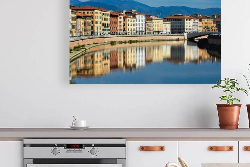 Explore pisa by the arno river in tuscany italy by Marco Brivio