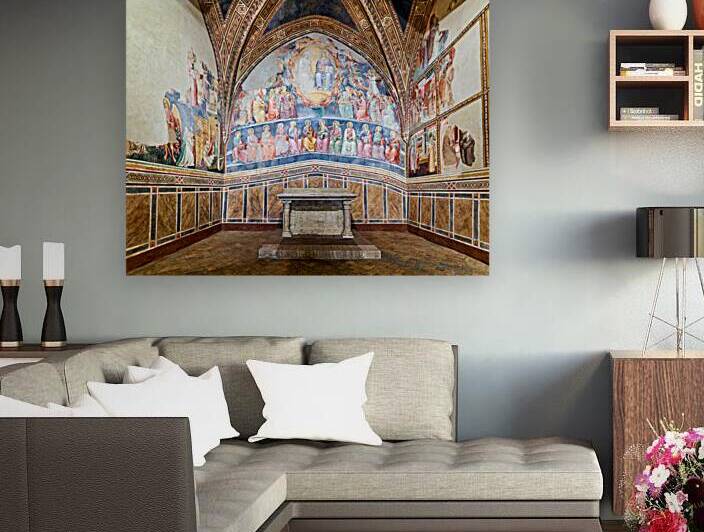 Frescoes by Cenni di Francesco Ser Cenni in San Lorenzo Church by Marco Brivio