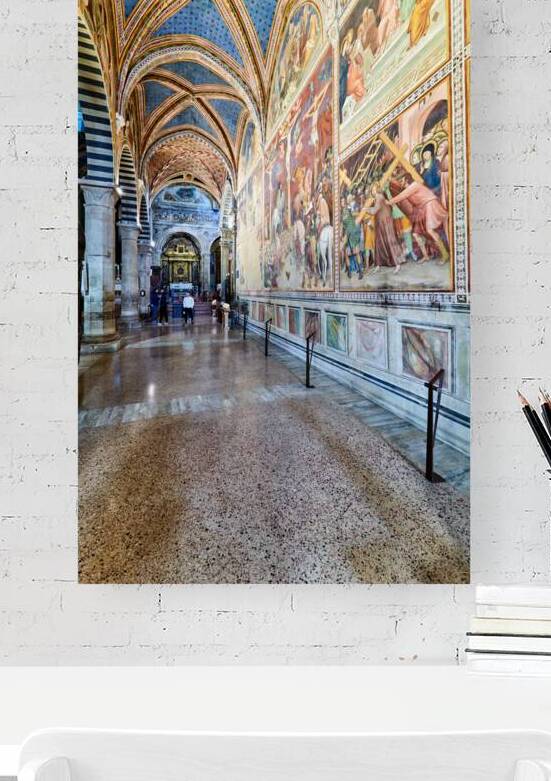 Inside Collegiata di Santa Maria Assunta Tuscany by Marco Brivio