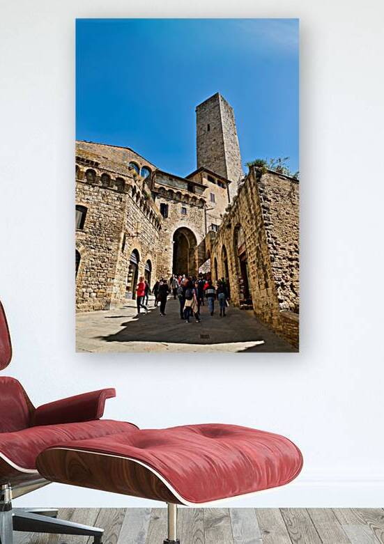 Visiting the old towers in San Gimignano Tuscany Italy by Marco Brivio