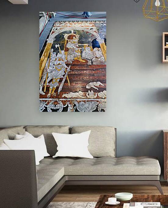 Mosaic detail in Siena Cathedral: Slaughter of innocents by Marco Brivio