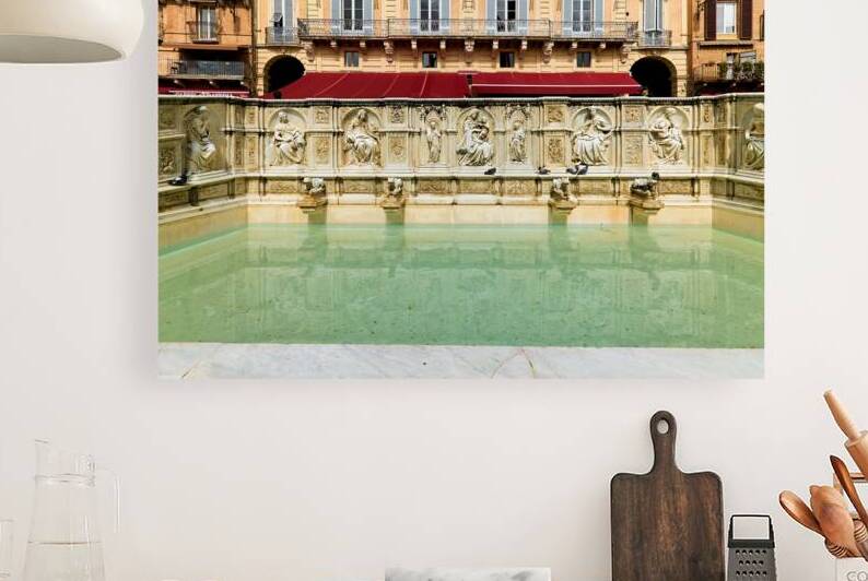 Joyful moments at Fonte Gaia in Siena Tuscany Italy by Marco Brivio