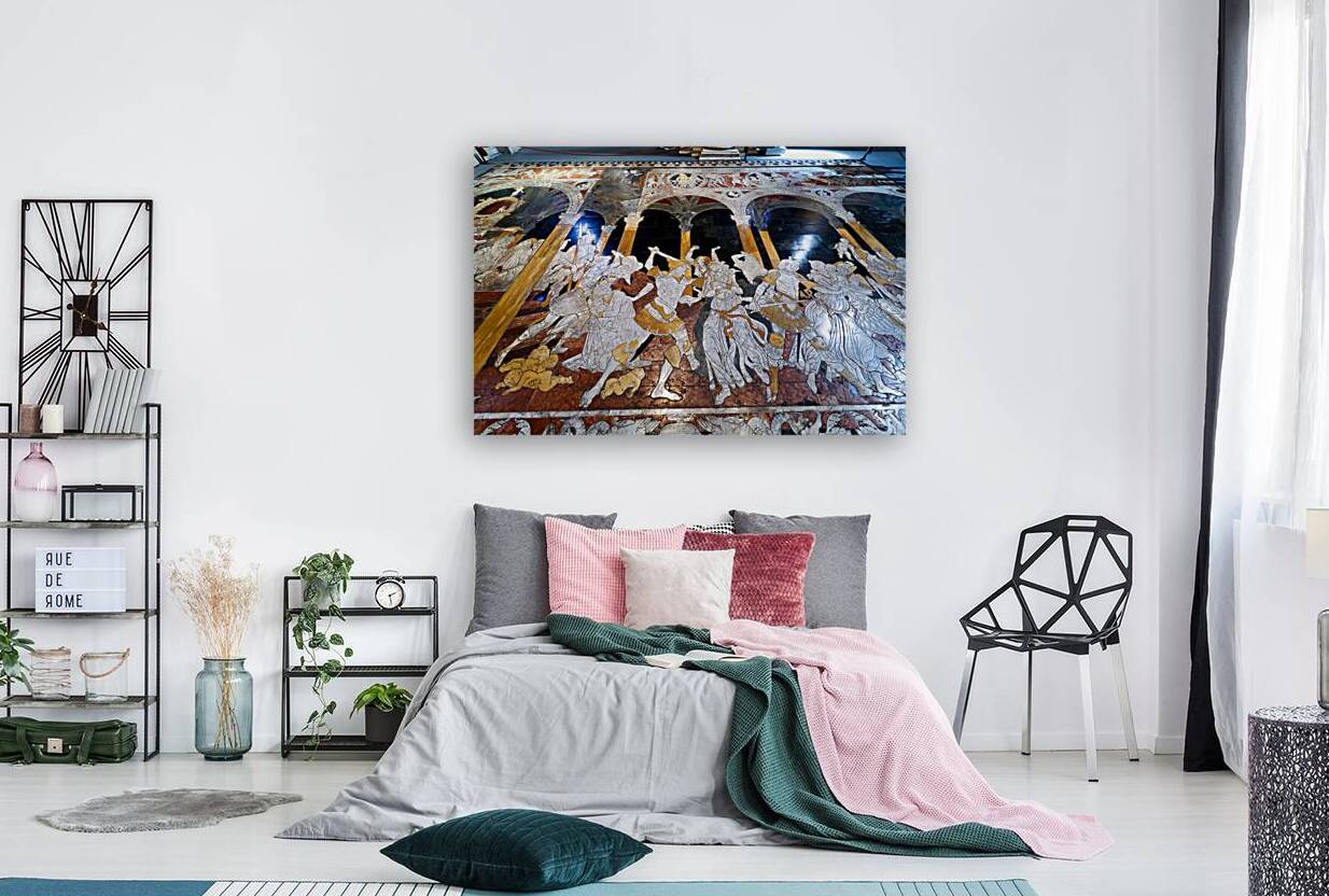 Mosaic floor depicting the slaughter of the innocents in Siena by Marco Brivio