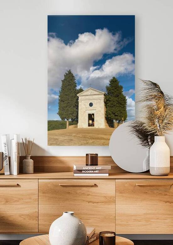 Chapel Vitaleta in San Quirico dOrcia Tuscany Italy by Marco Brivio