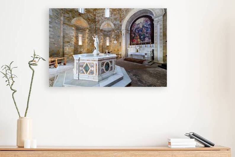 Visit the baptistery of san giovanni in volterra tuscany italy by Marco Brivio