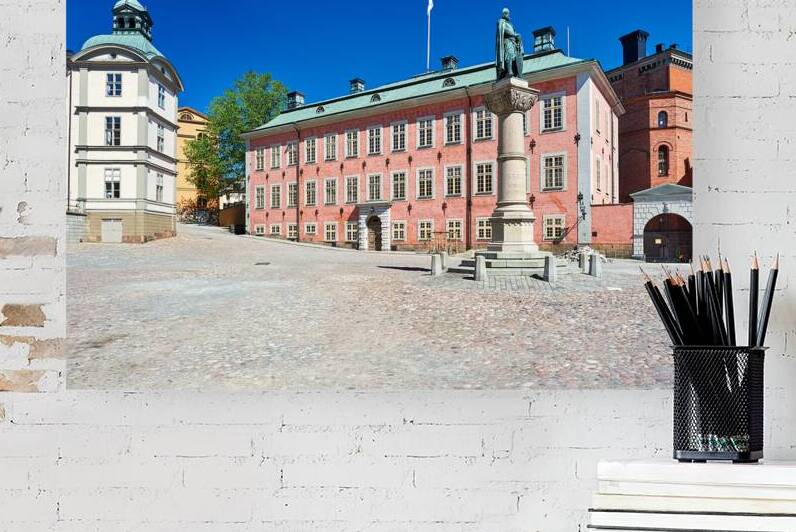 Exploring Gamla Stan in Stockholm with historic buildings by Marco Brivio