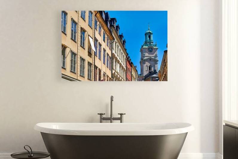 Exploring Gamla Stan in Stockholm on a clear sunny day by Marco Brivio