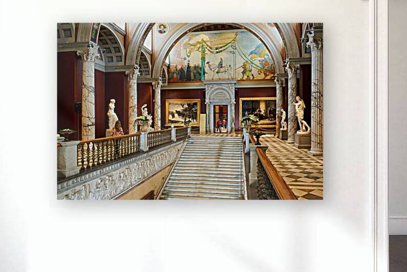 Interiors of Stockholm Nationalmuseum show art and design by Marco Brivio