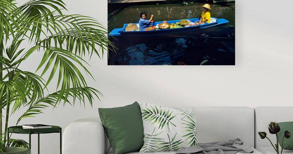 Discover food and veggies at Bangkoks floating market by Marco Brivio