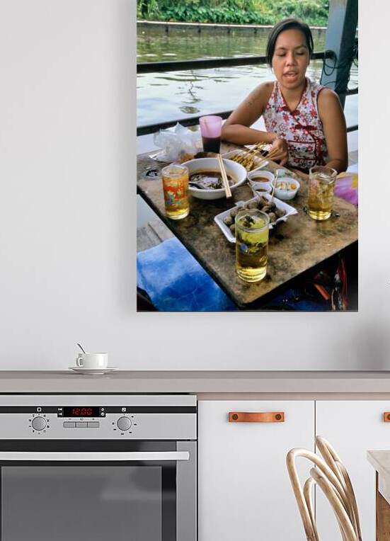 Eating at a floating market in Bangkok with local dishes by Marco Brivio