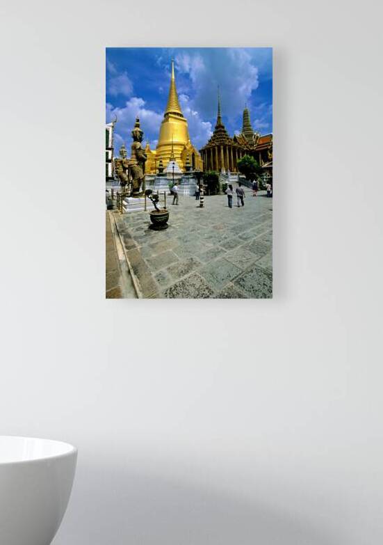 Visiting Wat Phra Kaew in Bangkok during day time by Marco Brivio
