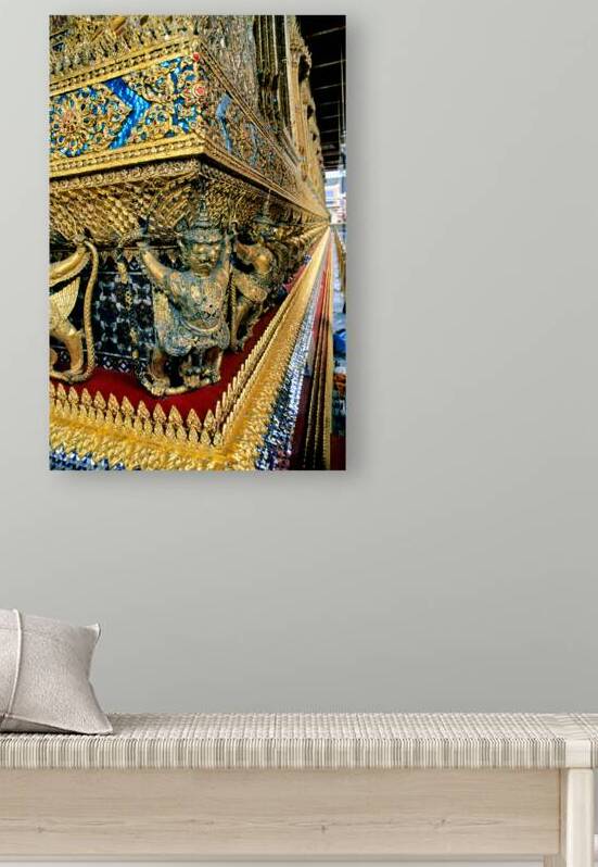 Intricate design at Wat Phra Kaew in Bangkok by Marco Brivio