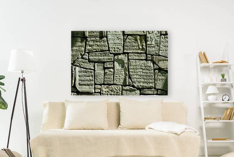 Jewish cemetery wall with inscriptions in Krakow Poland by Marco Brivio