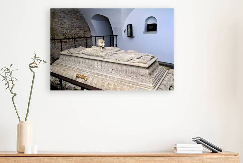 Tomb of a historical figure located in Krakow Poland by Marco Brivio