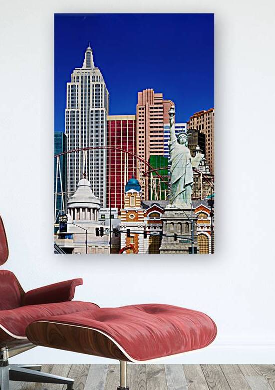 View of new york hotel and casino in las vegas by Marco Brivio