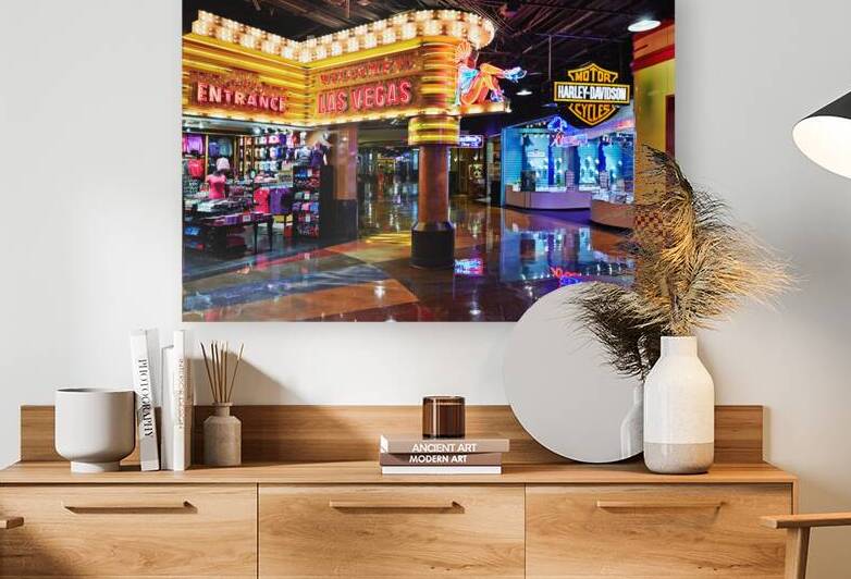 Explore Las Vegas with the famous welcome sign and MGM Grand by Marco Brivio