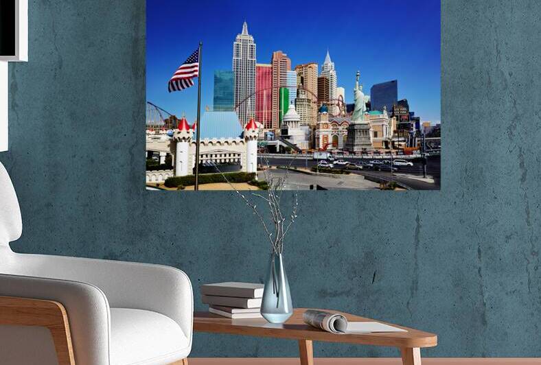 New York Hotel and Casino view in Las Vegas Nevada by Marco Brivio