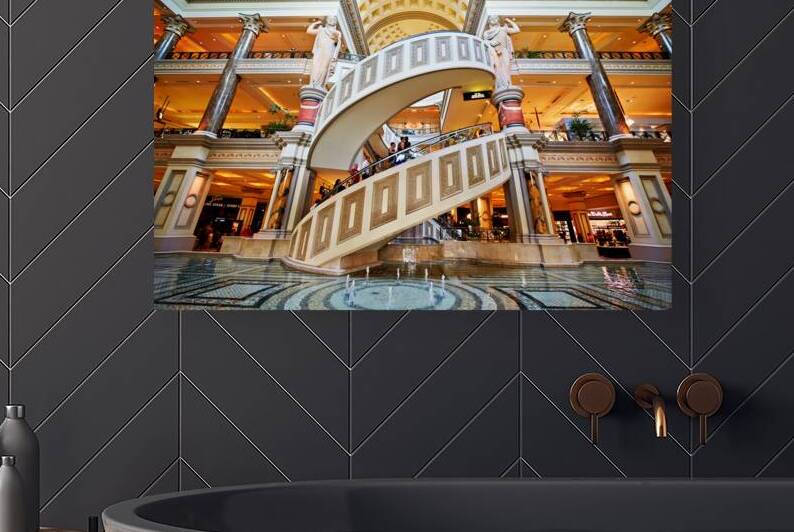 Exploring the shopping mall at Caesars Palace Hotel in Las Vegas by Marco Brivio