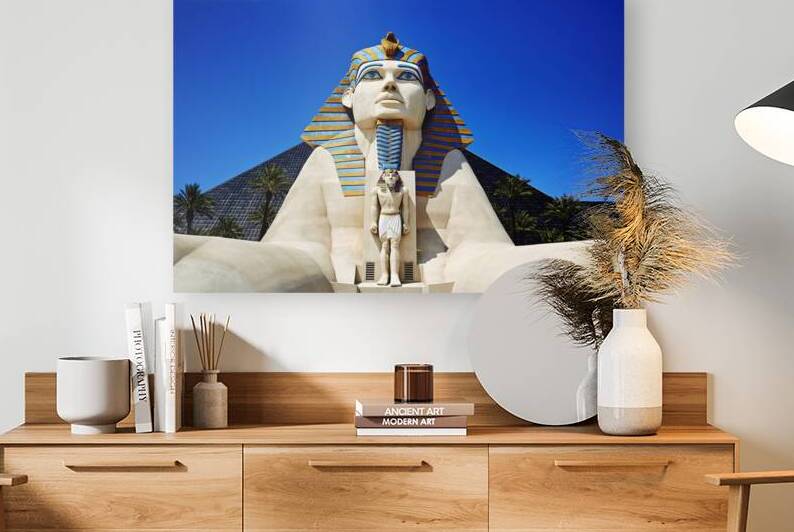 Luxor Hotel and Casino at Las Vegas in bright sunlight by Marco Brivio