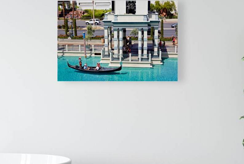 Gondola ride at Venetian Hotel in Las Vegas Nevada by Marco Brivio