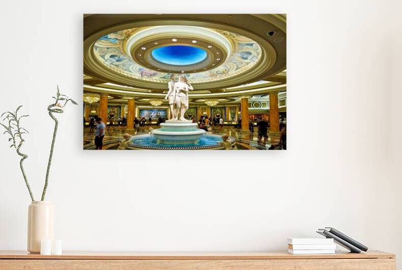 Lobby at caesars palace hotel in las vegas by Marco Brivio