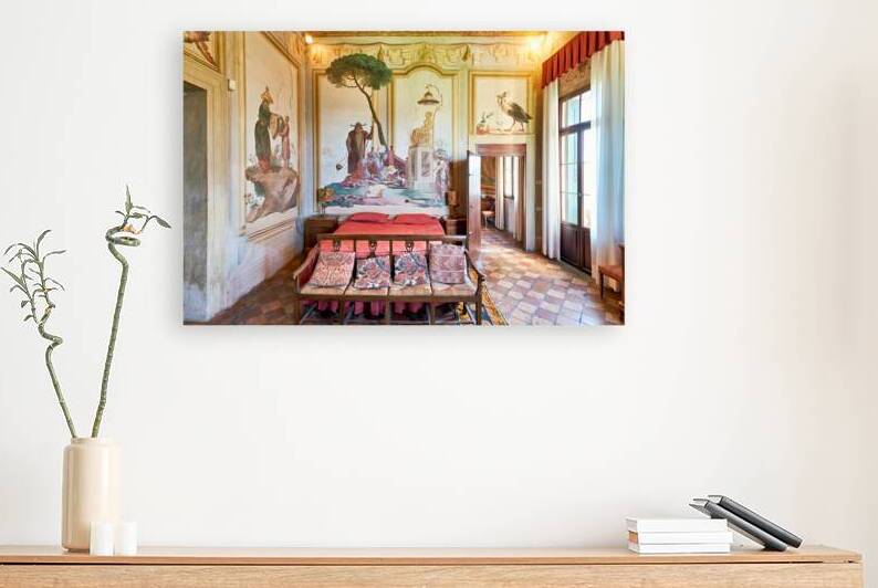 Frescoed room inside Villa Valmarana ai Nani in Vicenza by Marco Brivio