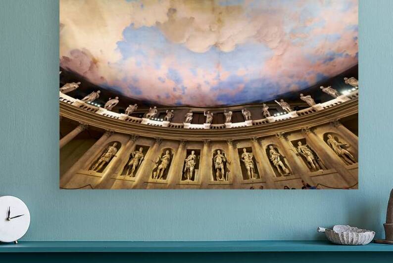 Interiors of teatro olimpico in vicenza veneto italy by Marco Brivio