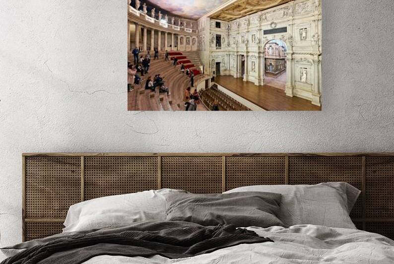 Exploring the interior of Teatro Olimpico in Vicenza Italy by Marco Brivio