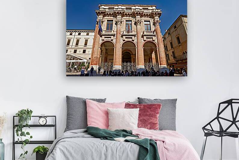 Palazzo del Capitaniato stands in Vicenza Veneto Italy by Marco Brivio