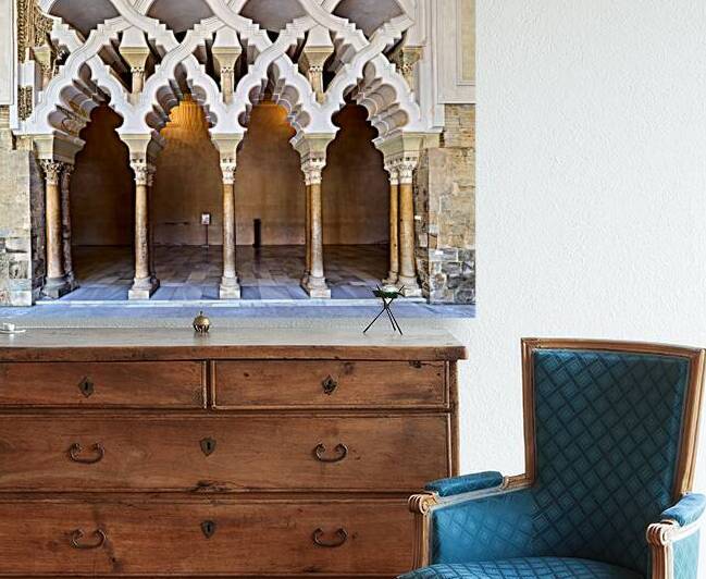 Visit Aljafería Palace in Zaragoza Spain with unique arches by Marco Brivio