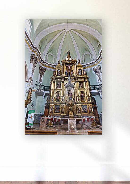 San Gil Abad church altar in Zaragoza Aragon Spain by Marco Brivio