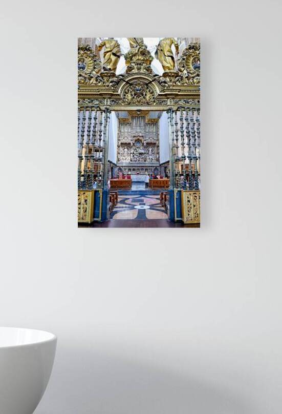 Inside zaragozas cathedral of the savior by Marco Brivio
