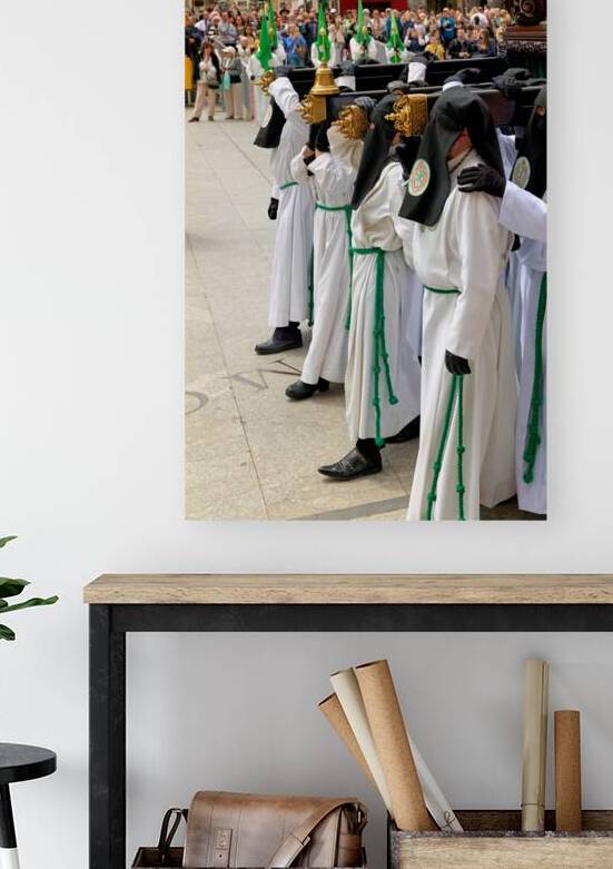 Processions during Easter Holy Week in Zaragoza Spain by Marco Brivio