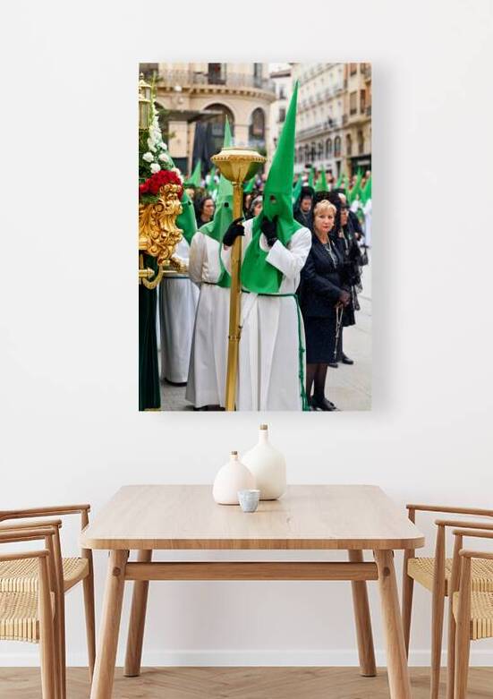 Procession during Easter Holy Week in Zaragoza Aragon Spain by Marco Brivio