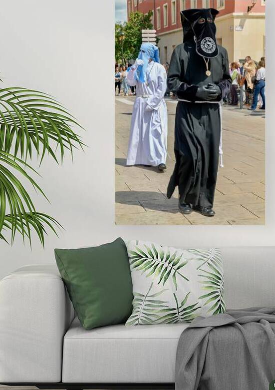 Processions during Holy Week in Zaragoza Spain in spring by Marco Brivio