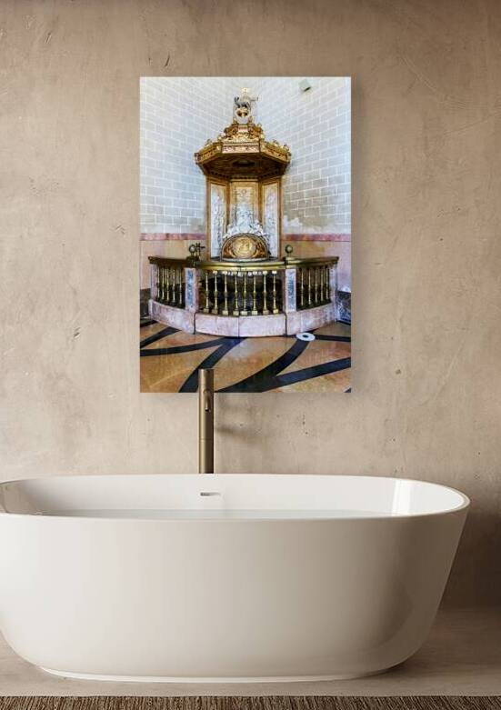 Well known altar in Cathedral of the Savior of Zaragoza by Marco Brivio