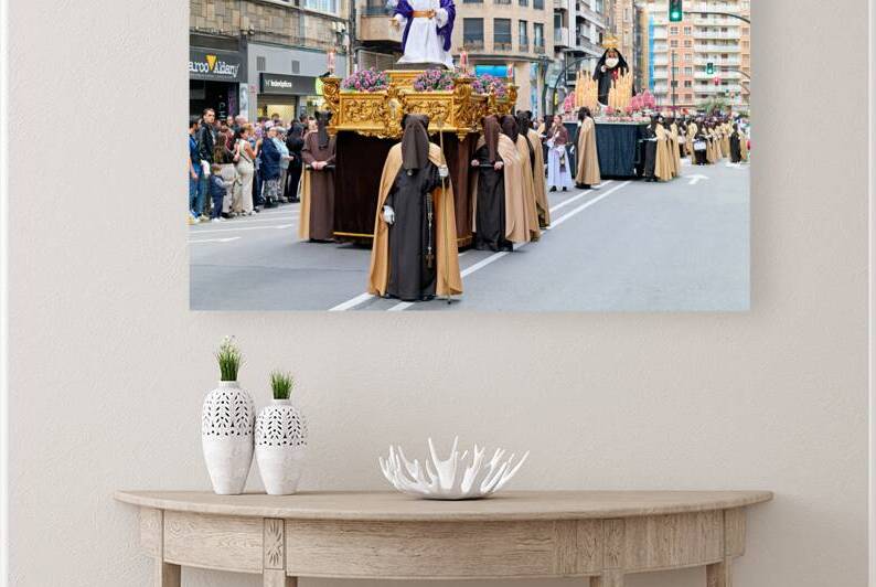 Easter processions in Zaragoza Aragon during Holy Week by Marco Brivio