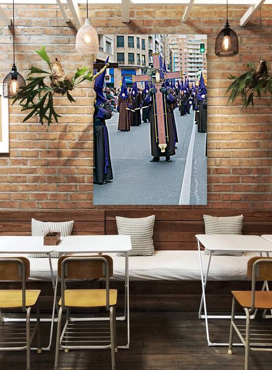 Processions during Easter Holy Week in Zaragoza Spain by Marco Brivio