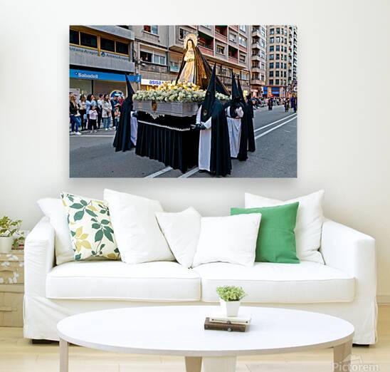 Procession during Easter Holy Week in Zaragoza Spain by Marco Brivio