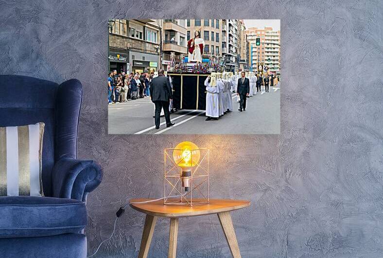 Easter Holy Week procession in Zaragoza Spain by Marco Brivio