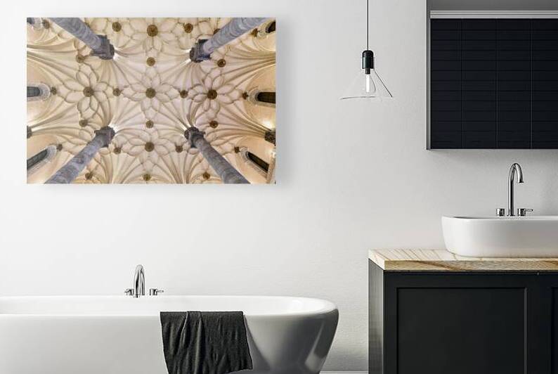 Artistic ceiling design in Zaragoza exhibition hall by Marco Brivio