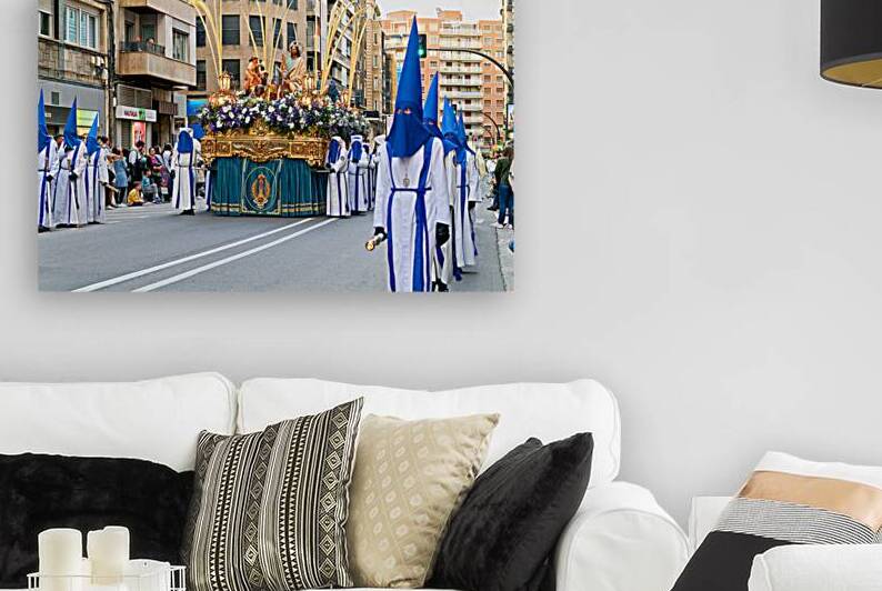 Easter Holy Week processions in Zaragoza Spain with floats by Marco Brivio