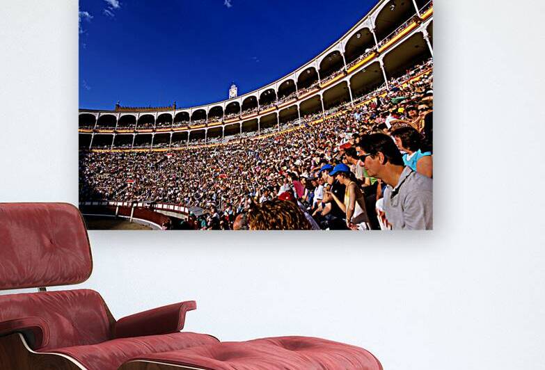 Bullfight event in Madrid Spain brings large crowd together by Marco Brivio