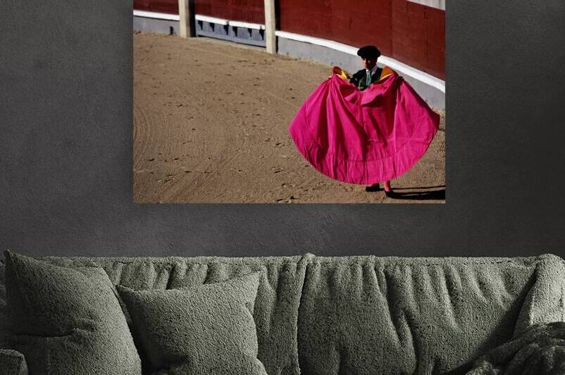 Bullfighter prepares for action at Las Ventas in Madrid by Marco Brivio