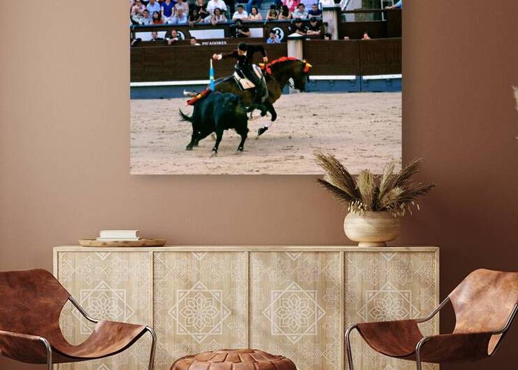 Bullfight on horseback at Las Ventas Bullring in Madrid by Marco Brivio
