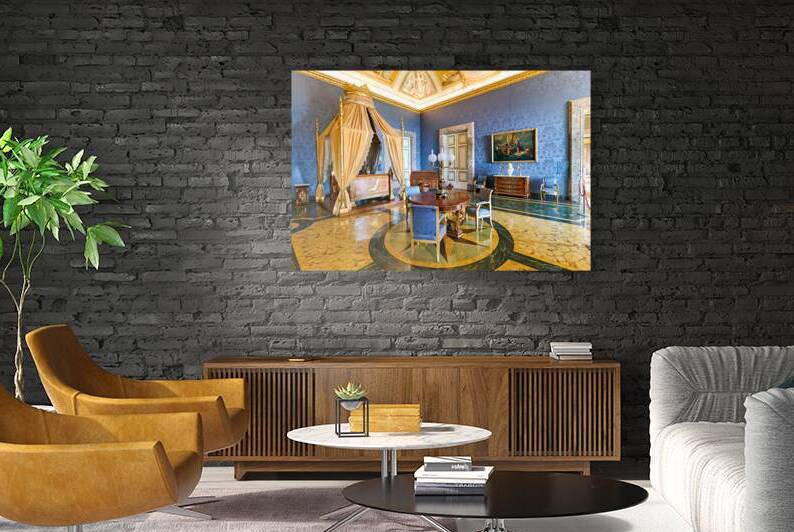 Royal bedroom of King Francis II in Caserta Campania Italy by Marco Brivio