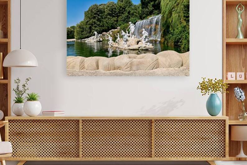 Fountain of diana and actaeon at royal palace in caserta by Marco Brivio