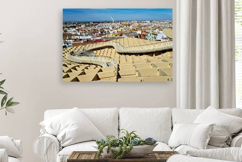 View of Setas de Sevilla in Andalusia Spain by Marco Brivio